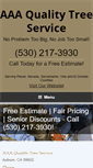 Mobile Screenshot of californiatreeservice.net