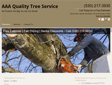 Tablet Screenshot of californiatreeservice.net